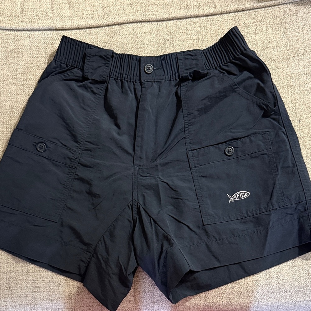 AFTCO Men's Navy Cargo Shorts